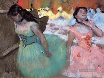 der Eingang der maskierten Tänzer Edgar Degas Ölgemälde